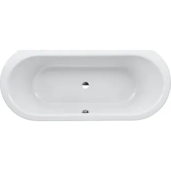 Vana LAUFEN SOLUTIONS Oválná vana, s konstrukcí, sanitární akrylát 1800x800, Bílá - H2245110000001