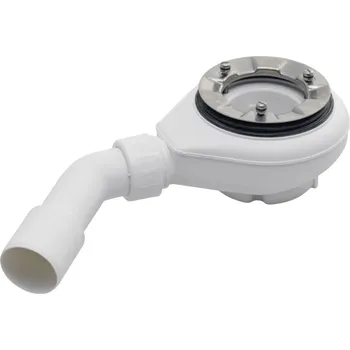 Sprchová vanička LAUFEN SOLUTIONS Sifon D90 pro sprchové vaničky bez chromované krytky 1x1, Bílá - H2951200000001