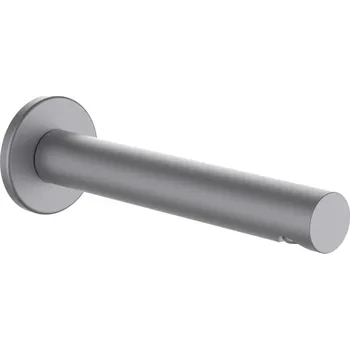 LAUFEN TWINPLUS SLIM Vanový nástěnný výtok, délka 185 mm, PVD inox kartáčovaná ocel 1x1, no colour - HF505469423000