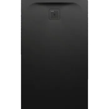 Sprchová vanička LAUFEN PRO Sprchová vanička, obdélníková, s odtokem na kratší straně, materiál Marbond 1300x800, Černá - H2159550800001