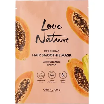 Vlasová regenerace Oriflame Vyživující maska na vlasy Love Nature s organickým avokádem 30 ml