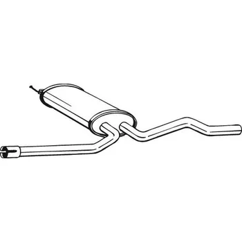 Tlumič výfuku Střední tlumič výfuku BOSAL 282-351