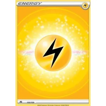 Sběratelská karetní hra Pokémon CRZ 155/159 Lightning Energy - Crown Zenith