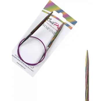 Jehlice KnitPro Symfonie kruhové fixní jehlice 5mm 40cm (KnitPro Symfonie kruhové dřěvěné jehlice 5mm 40cm)