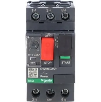 vypínač Motorový spouštěč Schneider Electric 690 V IP20 0,25 A