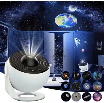 Projekční technika PROJEKTOR NOČNÍ OBLOHY PLANETÁRIUM Projektor Nebe Noční Lampa pro děti LED
