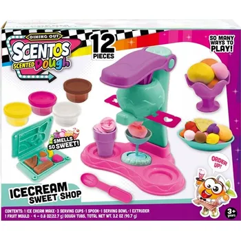 Hračka pro nejmenší STROJEK NA VÝROBU ZMRZLINY Z MODELÍNY SCENTOS 42973