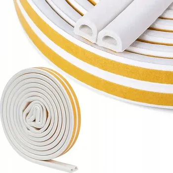 Těsnění do okna a dveří Okenní těsnění bílé Rosfix 0,9 x 600 x 6 mm