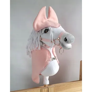 Hobby horsing Sada pro Hobby Horse A4: deka + chrániče uší - pudrová růžová Super Hobby Hors