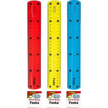 pravítka PRUŽNÉ PRAVÍTKO Foska FLEXI nelámavé 30 cm