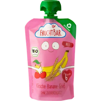 Fruchtbar Pyré třešně banán krupice 100g bio BIO VEGAN Množství: 1 ks