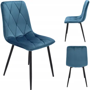 Křeslo Křeslo Jumi velur modré 1 ks