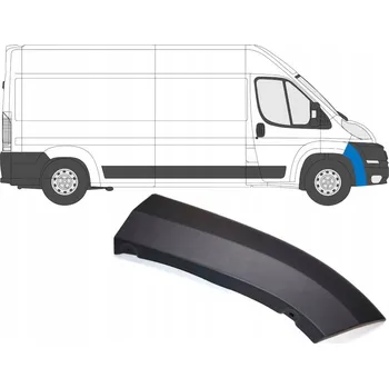 Lišta karosérie Boční lišta předního nárazníku pro Citroen Jumper 2006-2014 / Pravá