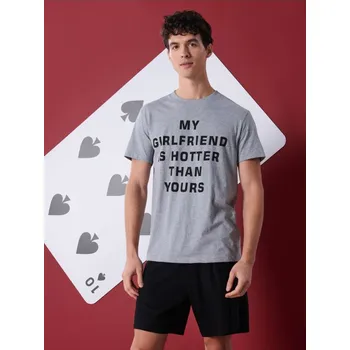 Pánské pyžamo Sinsay - Dvoudílné bavlněné pyžamo - vícebarevná - 030GW-MLC - 030GW-MLC-XL