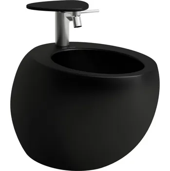 Bidet LAUFEN ILBAGNOALESSI Závěsný bidet 585x390, Černá mat - H8309717163041