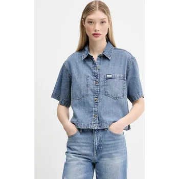Dámská košile Džínová košile Guess Jeans W5GH0F.D5M81 modrá 55J, vel. XS