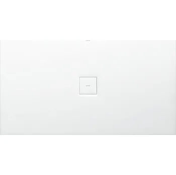 Sprchová vanička LAUFEN SOLUTIONS Sprchová vanička, čtvercová, s odtokem uprostřed, materiál Marbond 1400x800, Bílá - H2134440000001