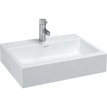 Umyvadlo LIVING BY LAUFEN Umyvadlo do nábytku, broušená spodní část 600x460, Bílá - H8174340001081