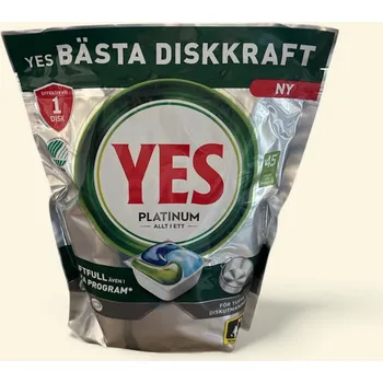 Tableta do myčky Yes kapsle do myčky 45 ks