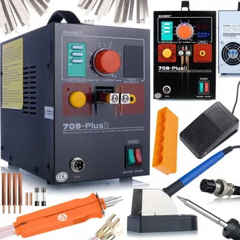 Svářečka SVÁŘEČKA BODOVÁ SVAŘOVAČKA BATERIÍ PÁJEČKA T12 SUNKKO 709 PLUS