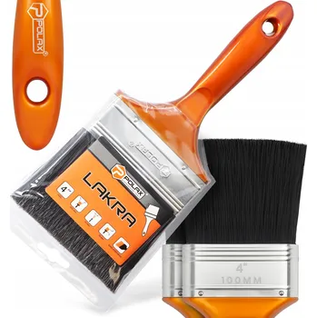 Vrták 2x PLOCHÝ MALÍŘSKÝ ŠTĚTEC 100 mm na Laky, Barvy, Nábytek a Dřevo Z1-P