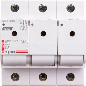 vypínač Legrand Pojistkový odpínač 3P 2A D01 R303 606700