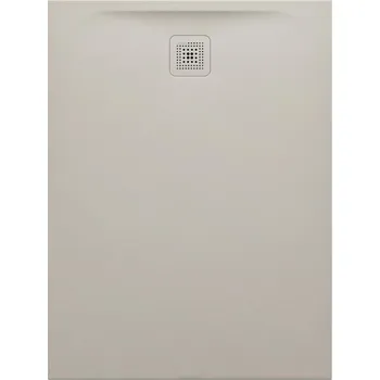 Sprchová vanička LAUFEN PRO Sprchová vanička, obdélníková, s odtokem na kratší straně, materiál Marbond 1200x900, Béžová matná - H2109581860001