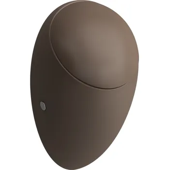 Pisoár LAUFEN ILBAGNOALESSI Urinál s otvory pro poklop 325x290, Café mat - H8409711880001