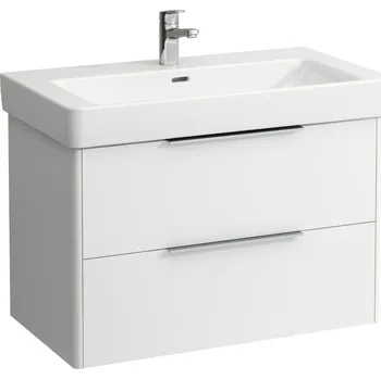 Koupelnový nábytek LAUFEN BASE Skříňka pod umyvadlo, 2 zásuvky, pro umyvadlo H813965 810x440, Bílá mat - H4023921102601