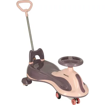 Odrážedlo KIK LED Swing FIX S2 gravitační koloběžka s rukojetí fialová max. 100 kg