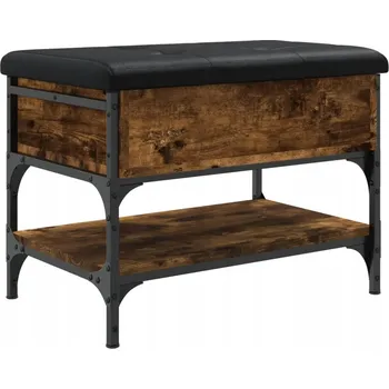 Botník Botník VidaXL 42 x 62 x 45 cm dub halifax černý