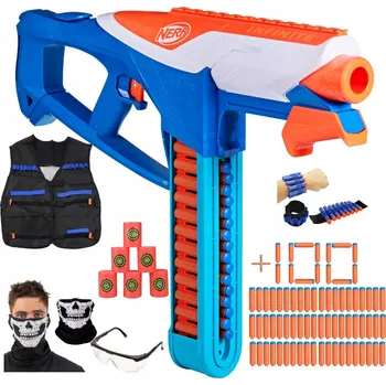 Dětská zbraň PISTOLE NERF N SERIES N1 INFINITE MEGA VELKÁ SADA PŘÍSLUŠENSTVÍ 180 ŠIPEK