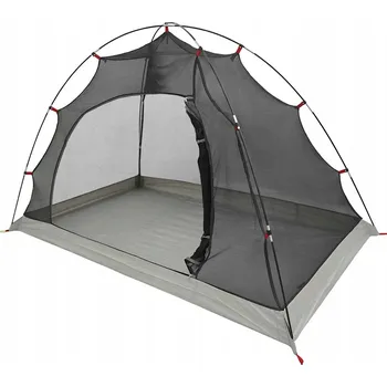 Stan Stan se střechou Jiný Šedá a černá 236 x 108 x 120 cm