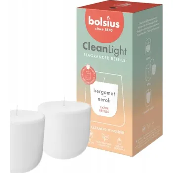 Svíčka Parafínová vonná svíčka Bergamot & Neroli Bolsius 2 ks