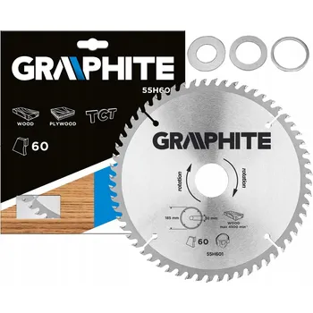 Pilový kotouč Pilový kotouč s vidiovými zuby, 185 x 30 mm, 55H601