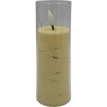 Obraz LED svíčka v tubě s drátky svítícími Cortina 15 cm