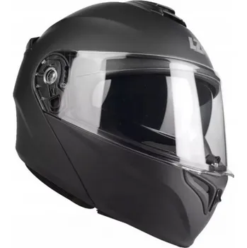 Helma na motorku VYKLÁPĚCÍ PŘILBA LAZER PANAME 2 Z-LINE ČERNÁ MATNÁ S