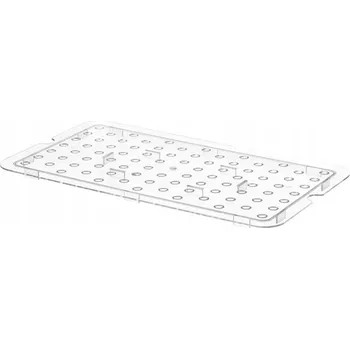 Dóza na potraviny Odkapávač / vložka do GN nádob z polykarbonátu GN 1/3 - Hendi 868553