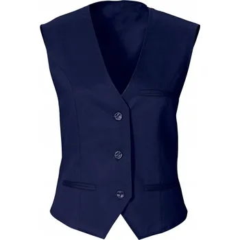 Dámská vesta VESTA PRO KUCHAŘE ČÍŠNÍKA KUCHAŘSKÁ BEZRUKÁVNÍK TMAVĚ MODRÁ 44