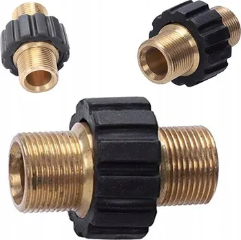 Příslušenství pro vysokotlaký čistič ADAPTÉR HADICE VSUVKA MOSAZNÝ SPOJKA M22-M22 PRO PRODLOUŽENÍ KRANZLE KARCHER