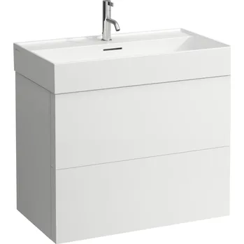 Koupelnový nábytek Kartell LAUFEN Skříňka pod umyvadlo, 2 zásuvky, pro umyvadlo H810336 785x450, Oblázkově šedá - H4075920336411