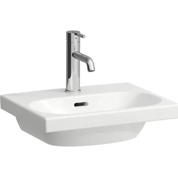 LAUFEN LUA Umývátko, broušená spodní část 450x350, Bílá LCC (LAUFEN Clean Coat) - H8160804001561