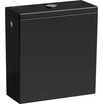 Klozet Kartell LAUFEN Nádrž, zadní přívod vody (uprostřed) 380x160, Černá lesklá - H8293310209711