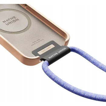 Pouzdro na mobilní telefon Šňůrka na telefon plast fialová