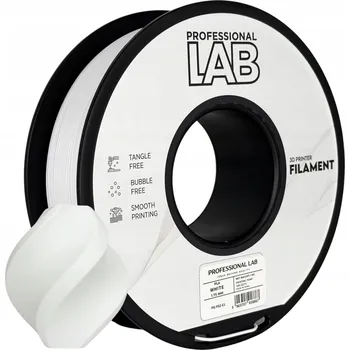 3D tisk PLA filament bílý pro 3D tiskárnu 1.75mm 1kg white Professional Lab