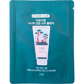 Čisticí pěna na obličej Round Lab Pine Calming Cica Cleanser - Vzorek 2ml
