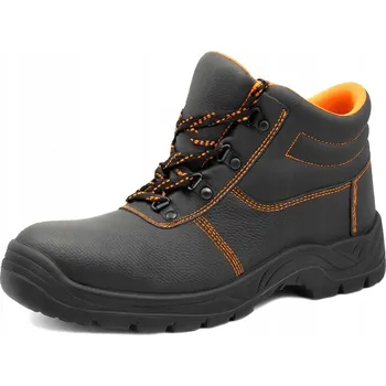 Pracovní obuv PRACOVNÍ KOŽENÉ BOTY BEZPEČNOSTNÍ OBUV S OCELOVOU ŠPIČKOU BOZP CAPELLA S1 VEL. 40