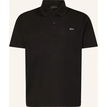 Pánská košile Paul & Shark Pánská Piqué Polokošile, černá / bílá, XL