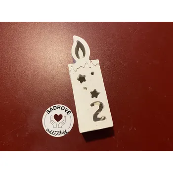 Svíčka HandMade by JaJa Sádrový odlitek - svíčka č.2