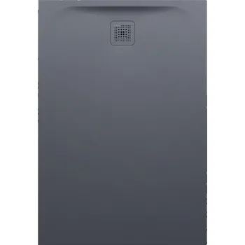 Sprchová vanička LAUFEN PRO Sprchová vanička, obdélníková, s odtokem na kratší straně, materiál Marbond 1300x900, Antracit - H2159580780001